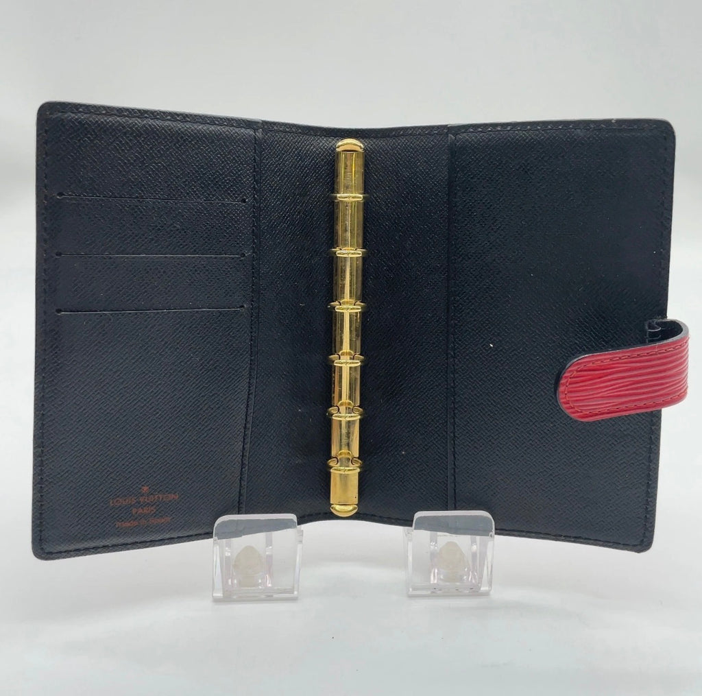 Lous Vuitton Agenda Red Epi leather