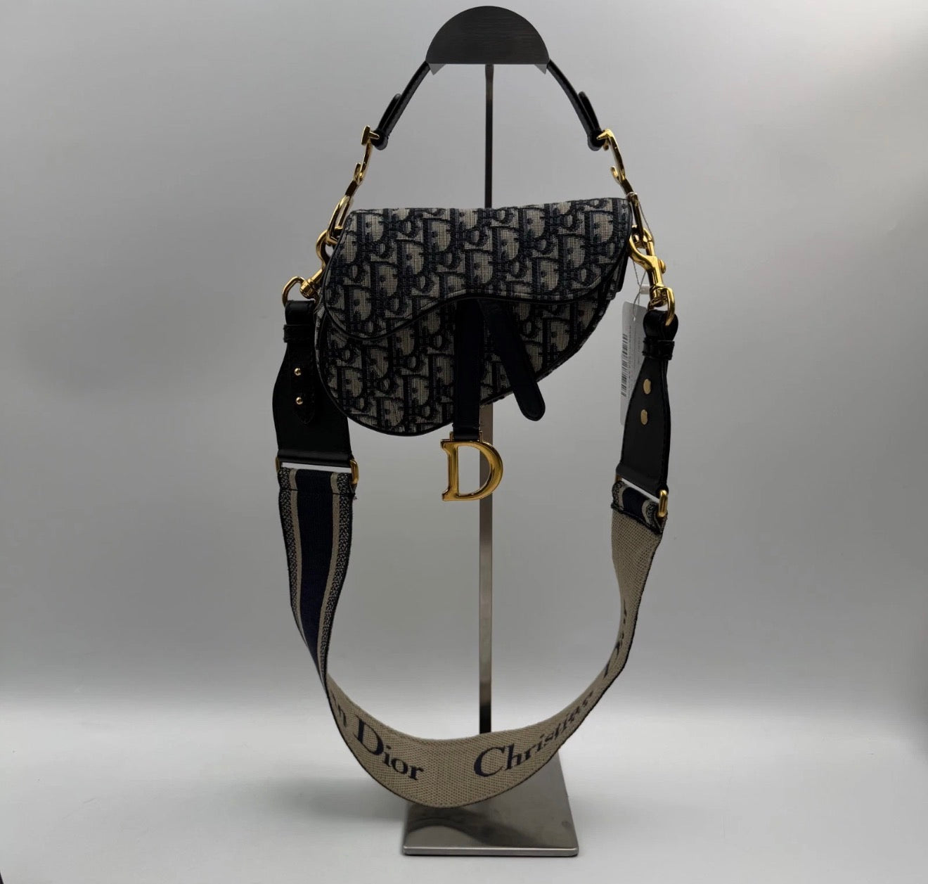 Dior Saddle Soft Hobo Oblique Canvas Shoulder Bag