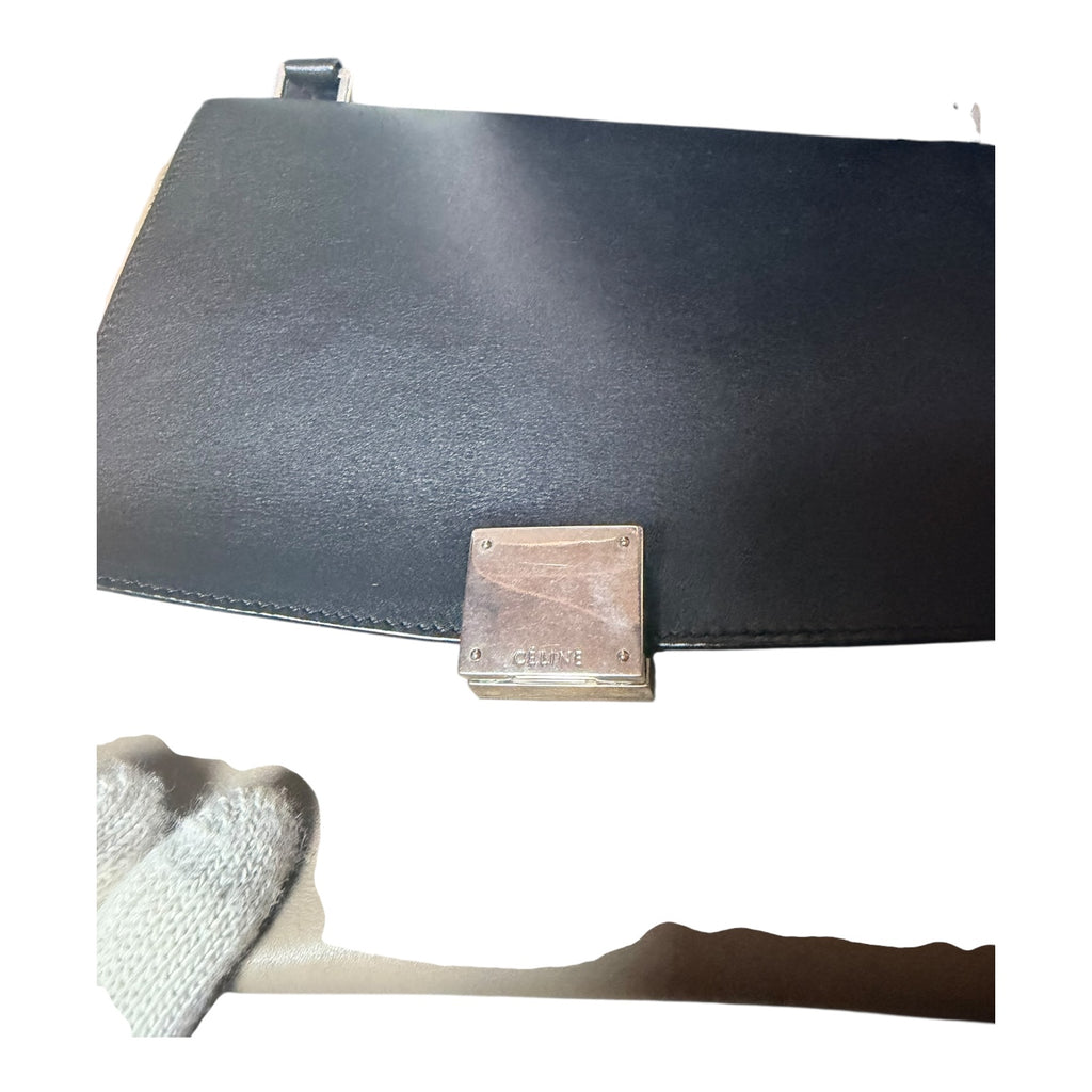 Celine Trapeze Orange Grey Black