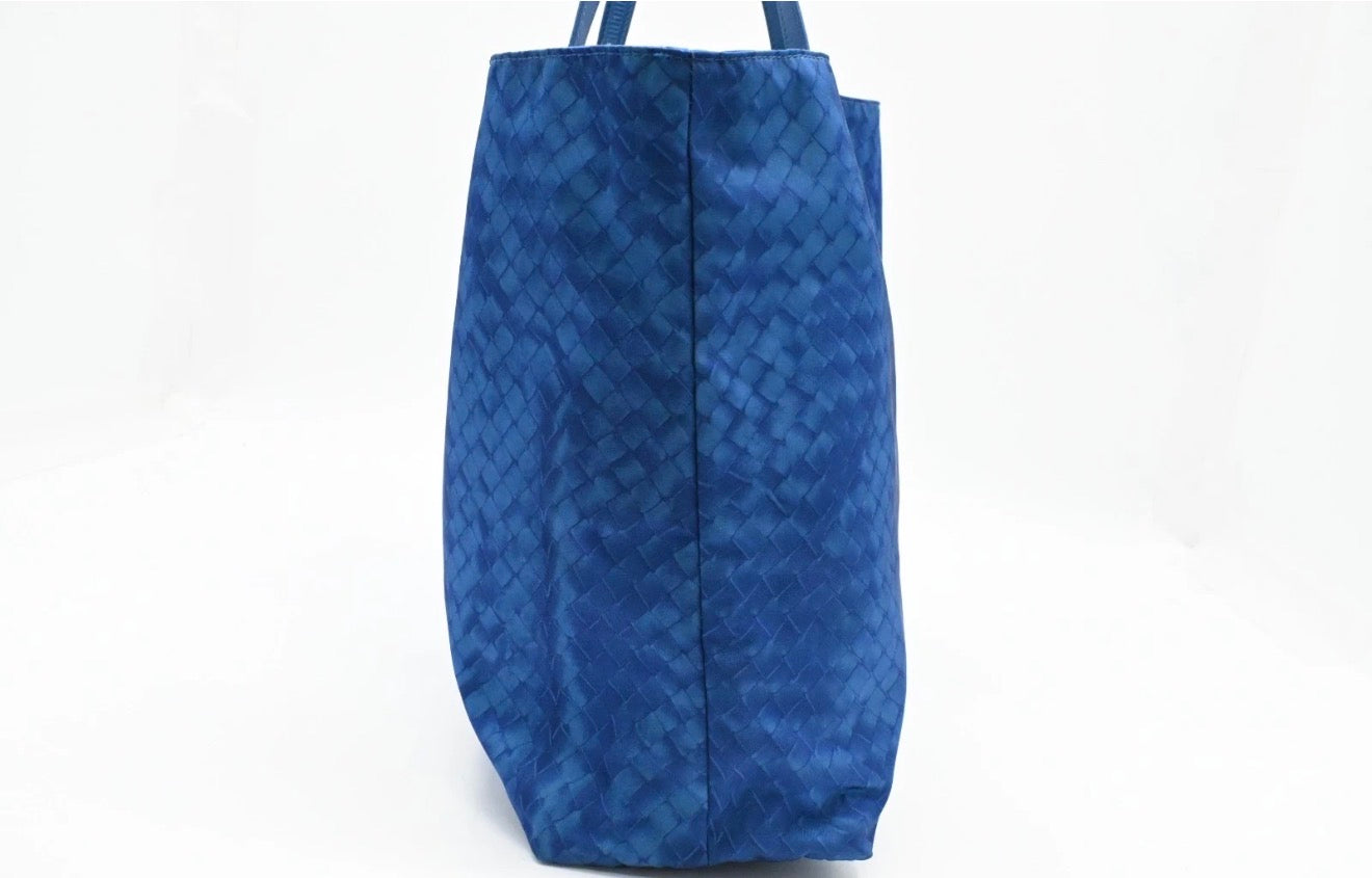 Bottega Tote Bag Blue