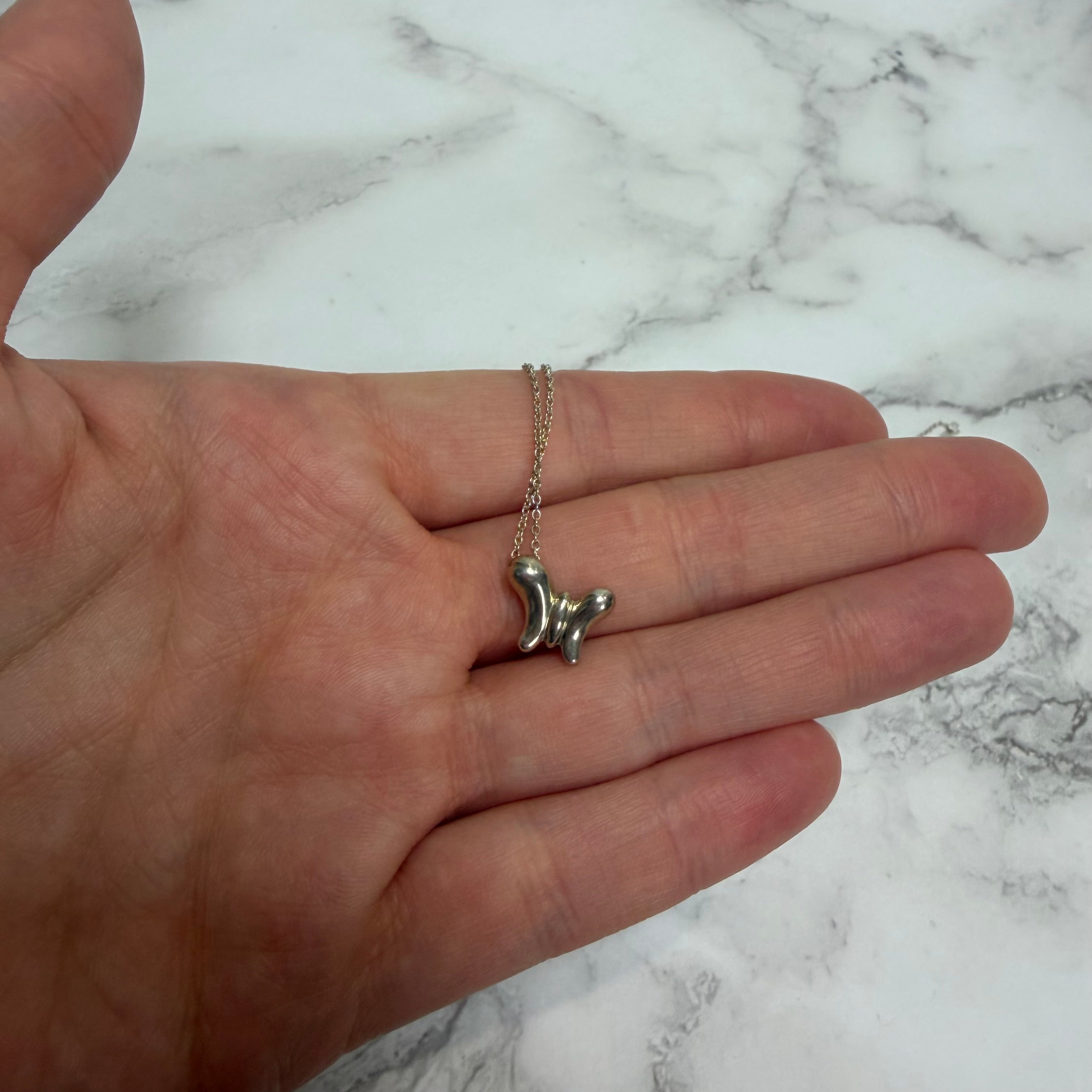 Tiffany & Co butterfly necklace -220.1