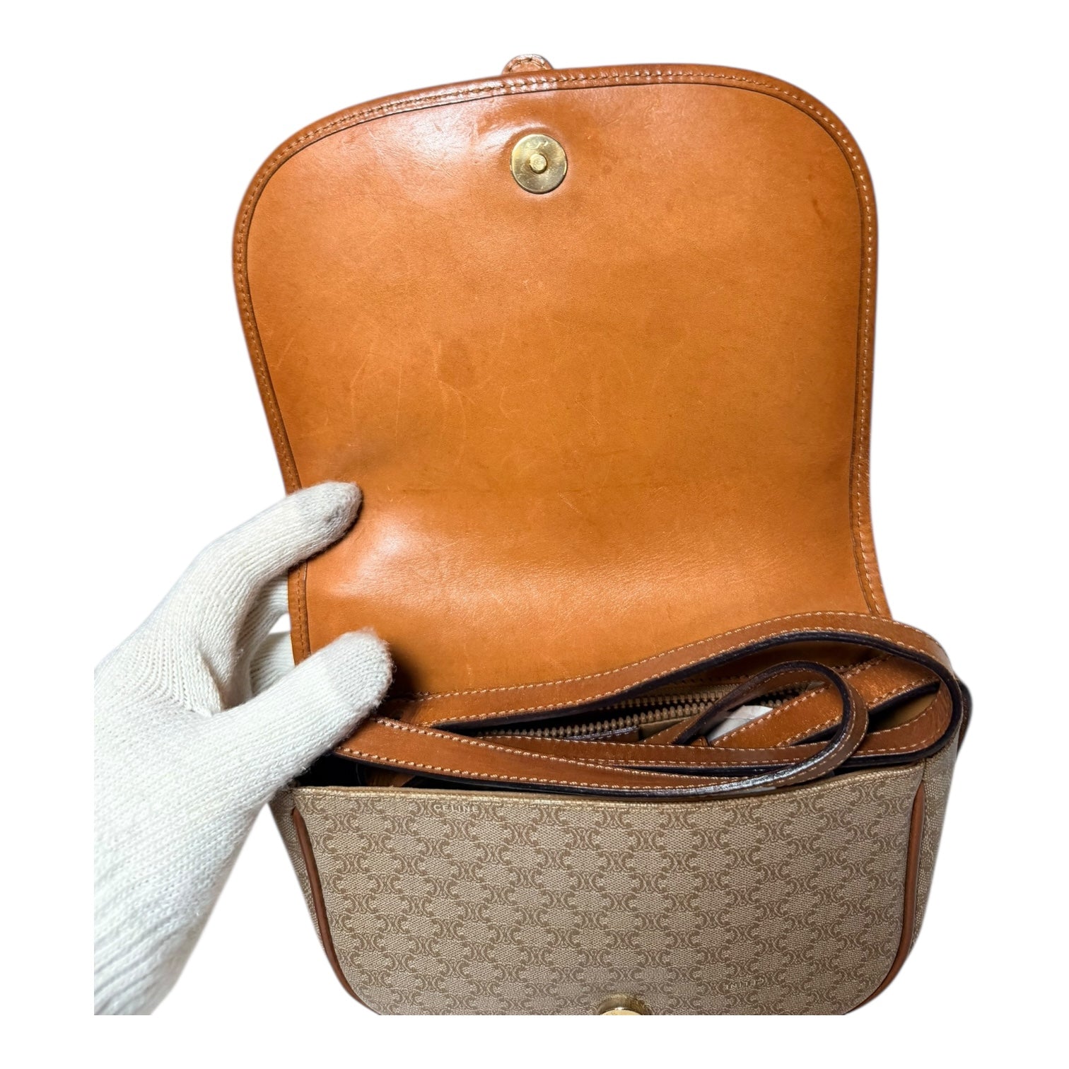 Celine beige crossbody