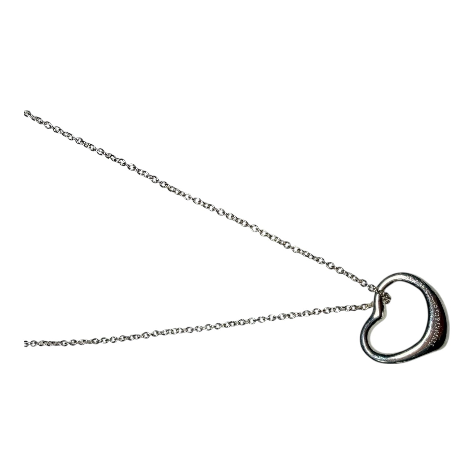 Tiffany & Co. Elsa Peretti open heart necklace