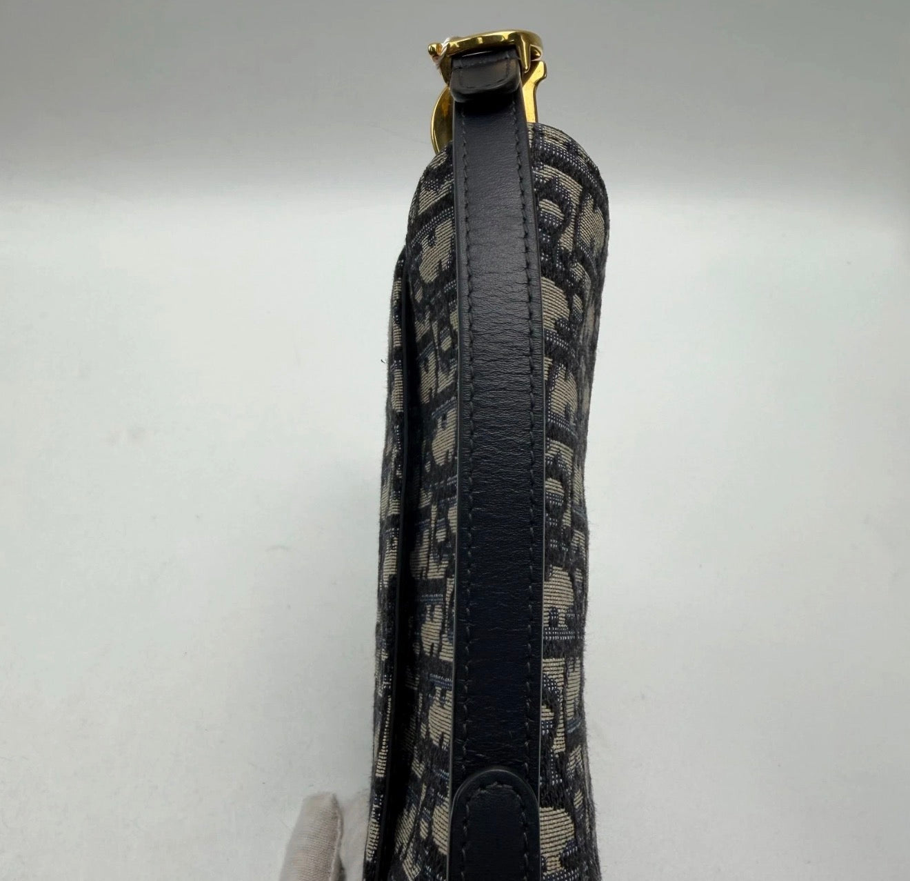 Dior Saddle Soft Hobo Oblique Canvas Shoulder Bag