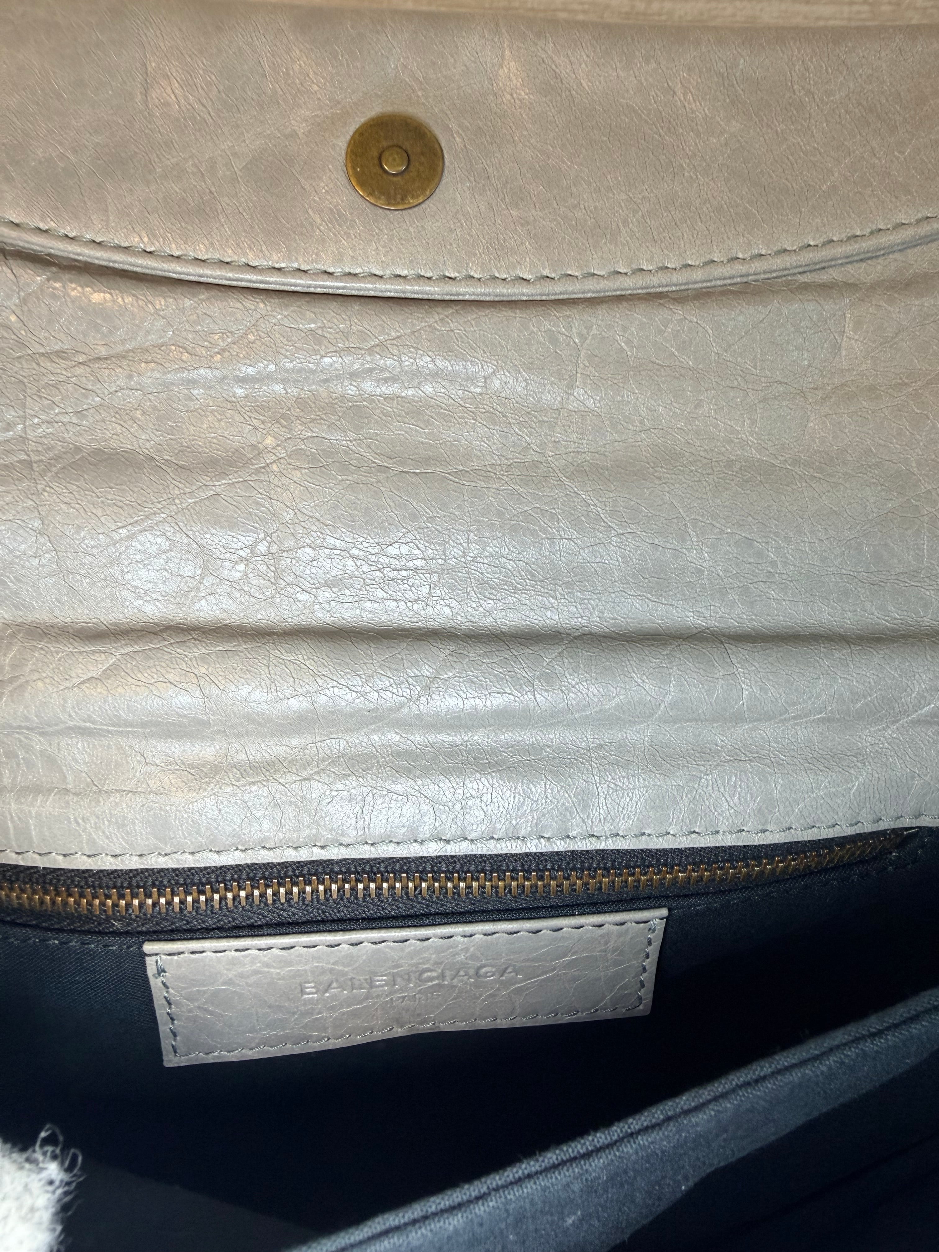 Balenciaga gray city envelope- 173