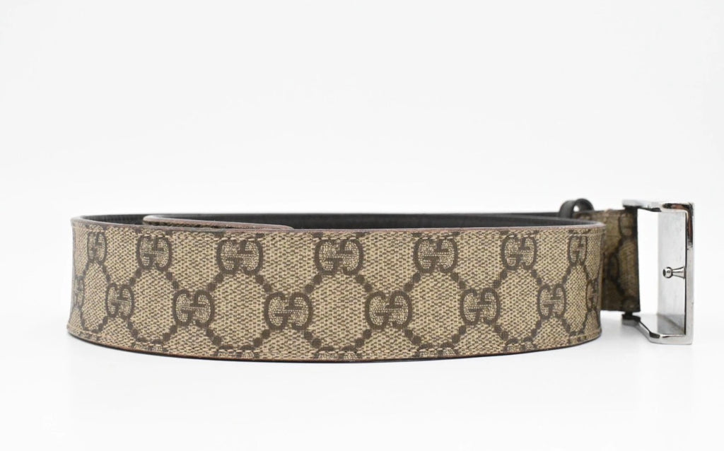 Gucci Monogram brown belt