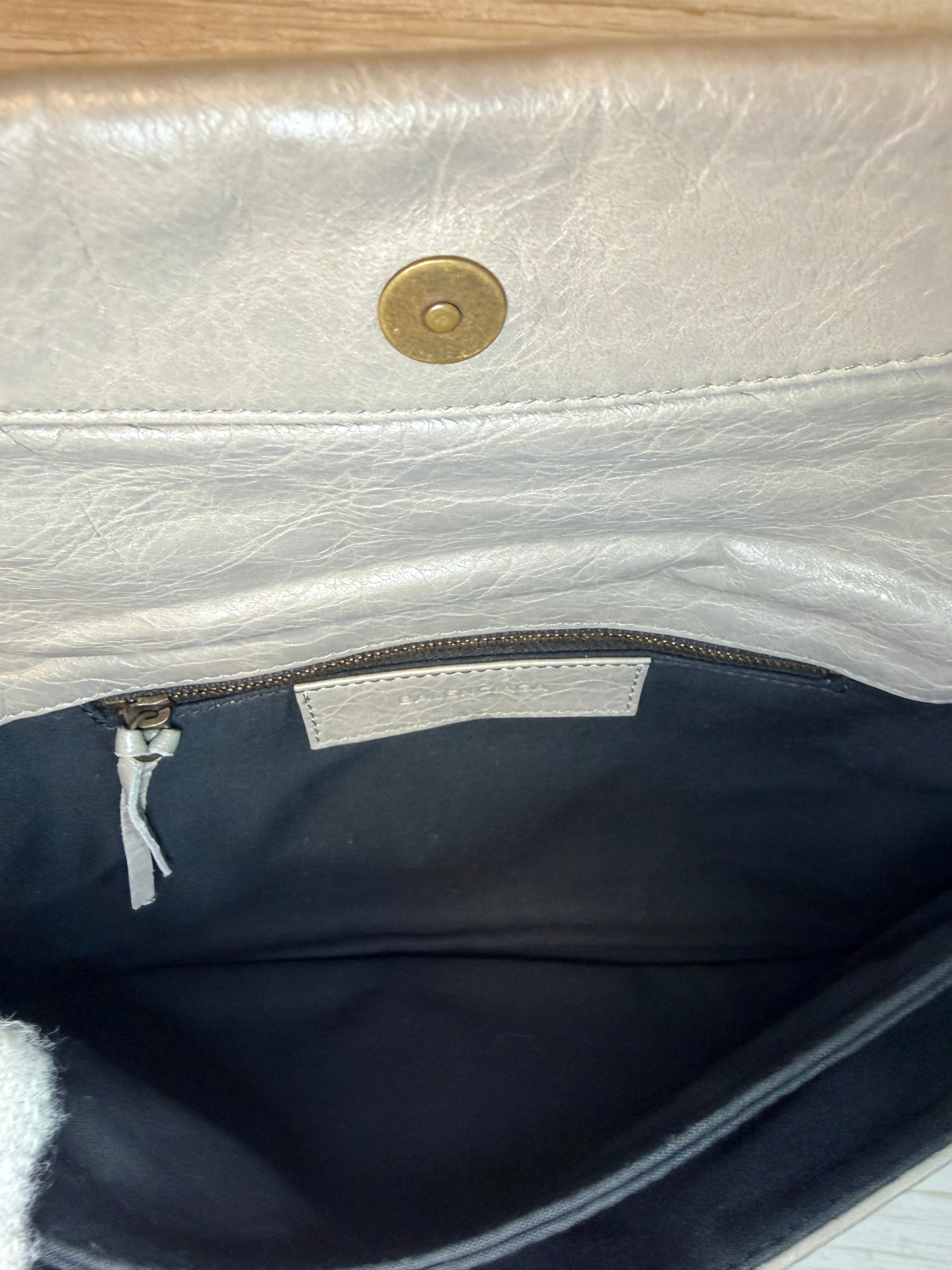 Balenciaga gray city envelope- 173