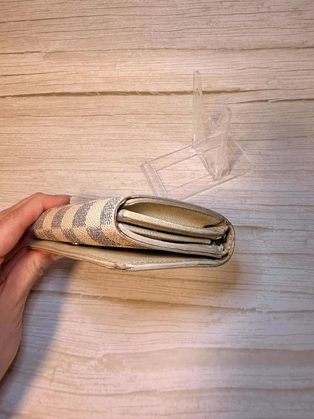 Louis Vuitton Porte Tresor wallet in Damier Azur