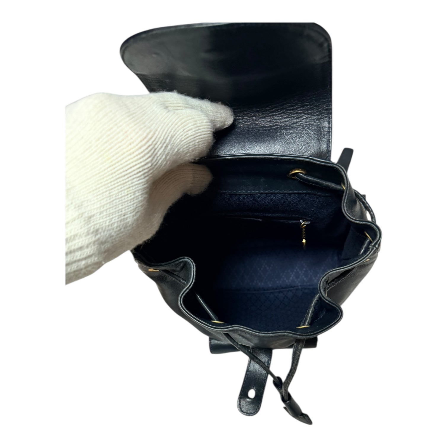 Gucci bamboo backpack