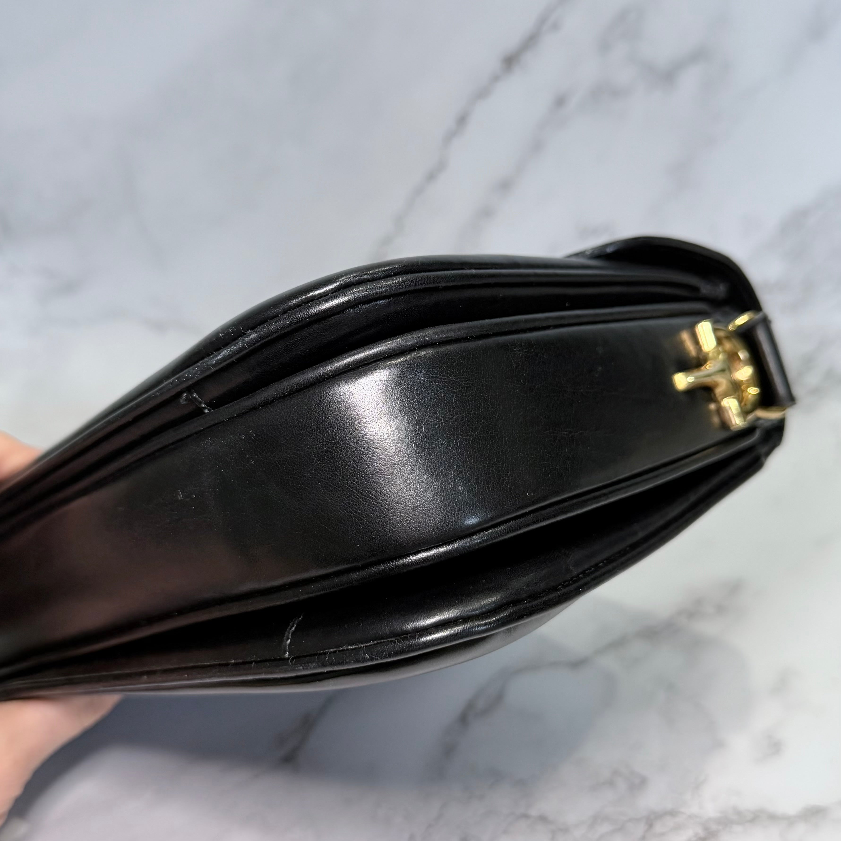 Celine Horsebit Leather Shoulder -179