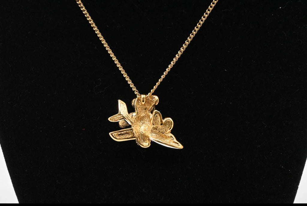 Burberry Airplane JAL 50th Anniversary Limited Edition necklace -078
