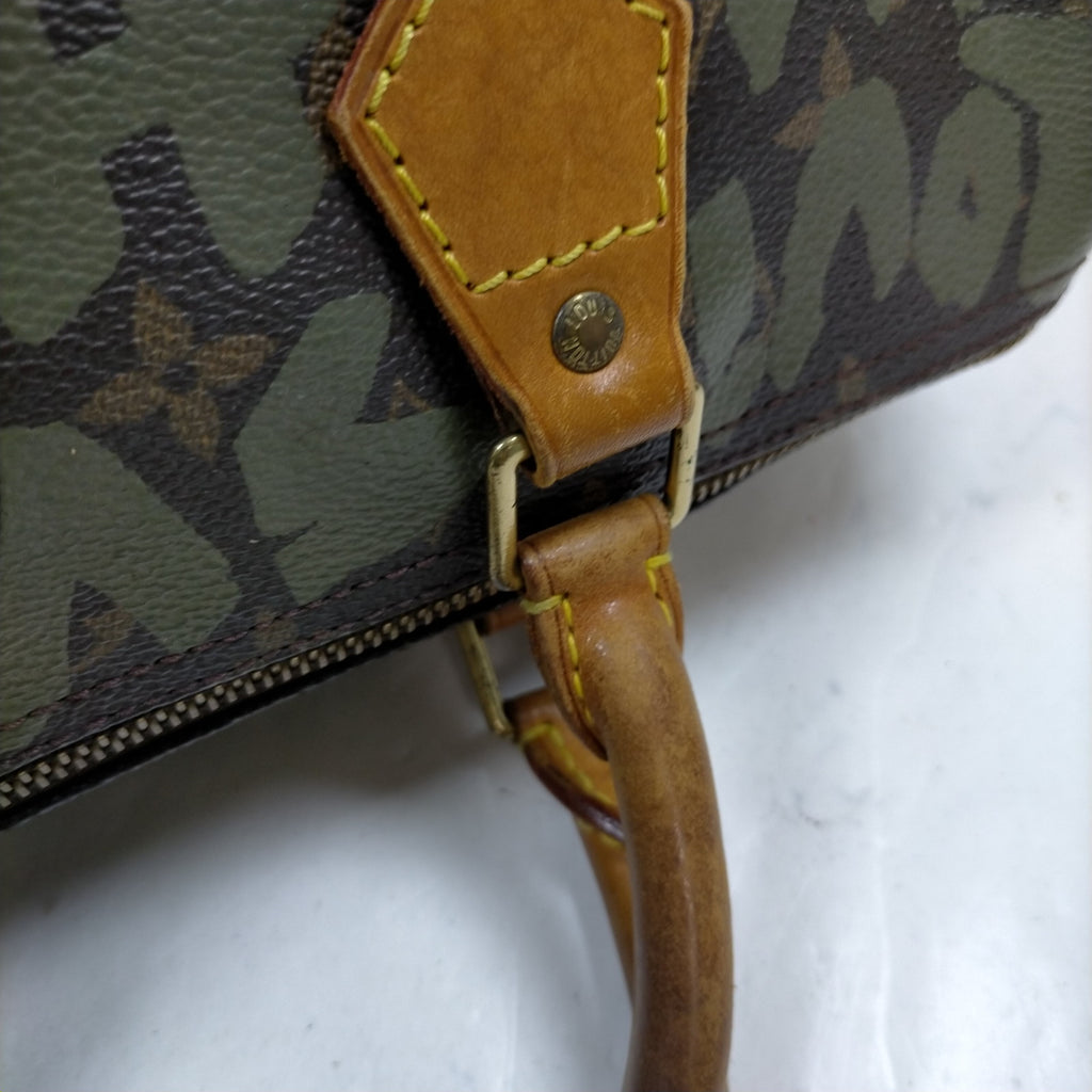 Lv Speedy 30 Monogram Graffiti