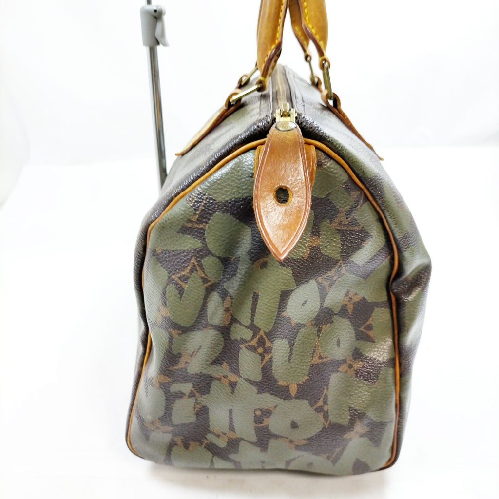 Lv Speedy 30 Monogram Graffiti