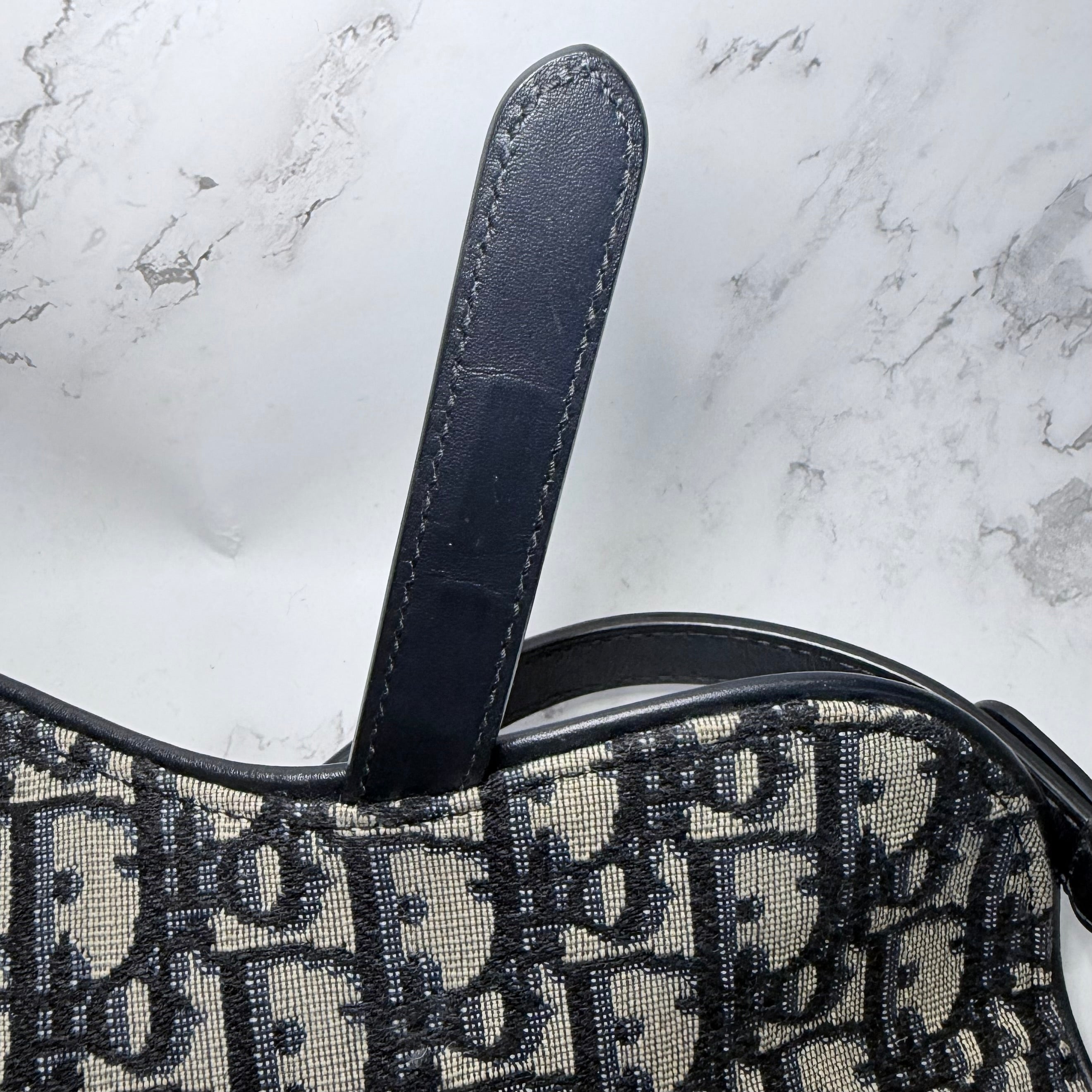 Dior Saddle Soft Hobo Oblique Canvas Shoulder Bag - 213