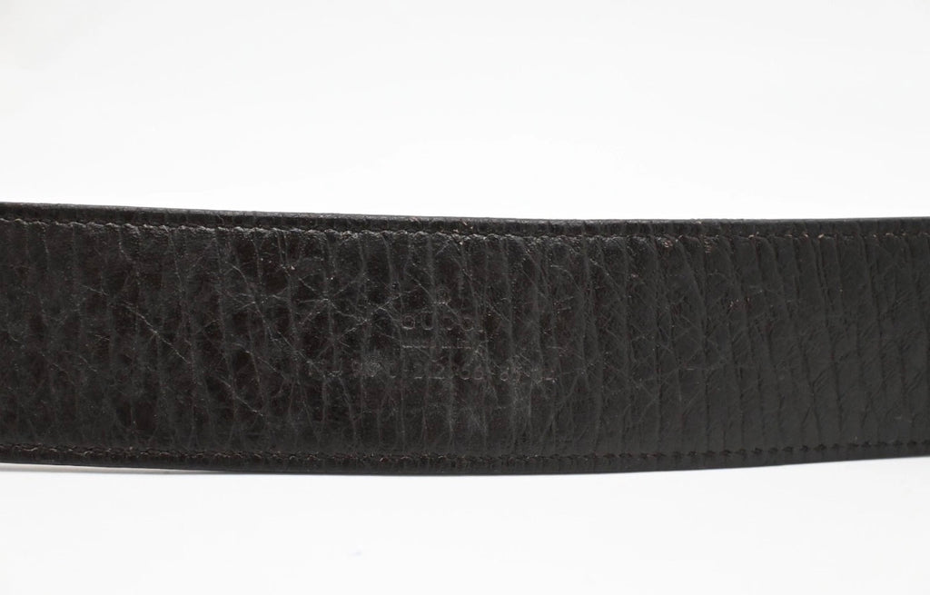 Gucci Monogram brown belt