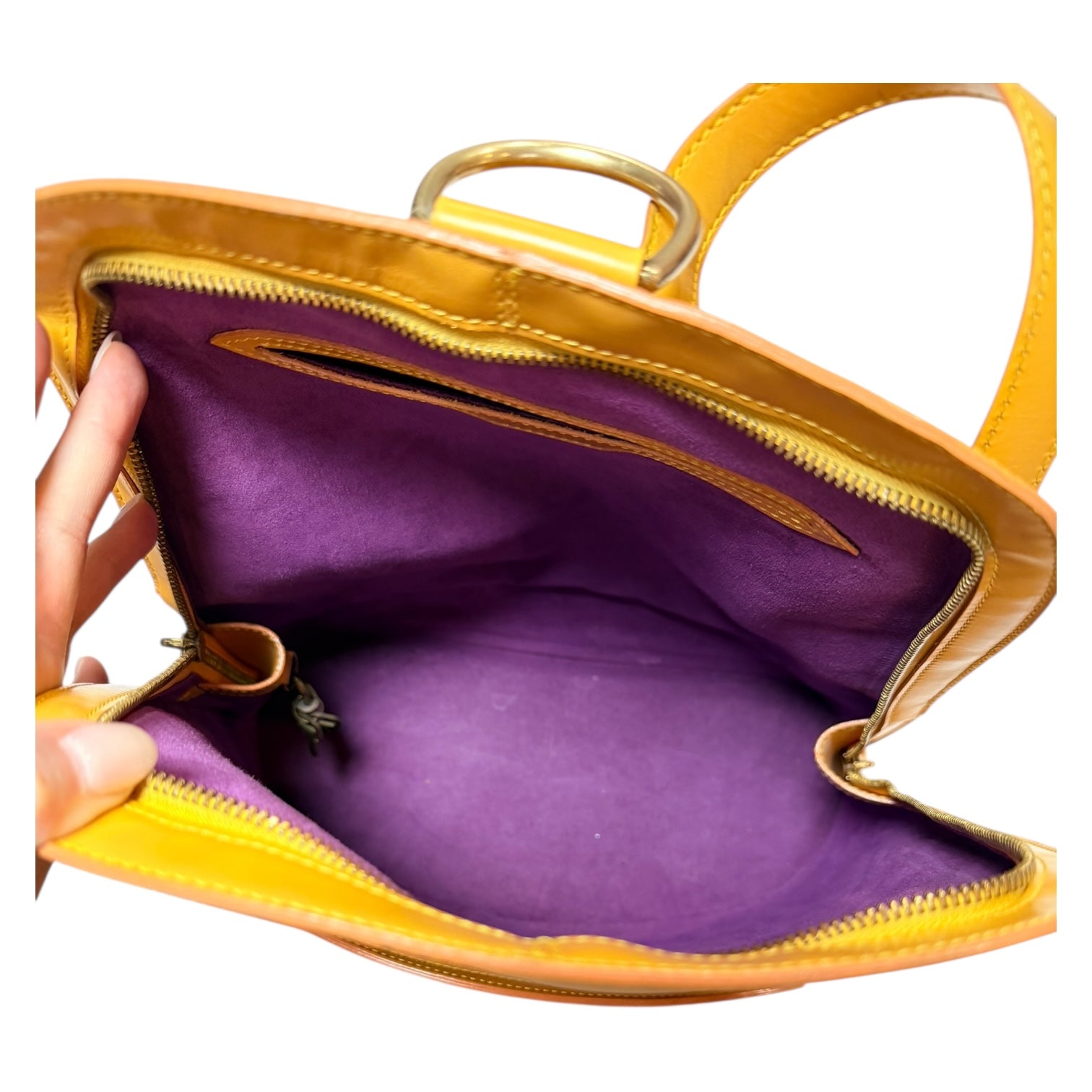 Louis Vuitton Epi Backpack yellow -015