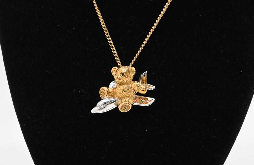 Burberry Airplane JAL 50th Anniversary Limited Edition necklace -078