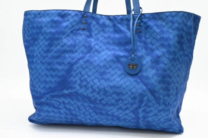 Bottega Tote Bag Blue