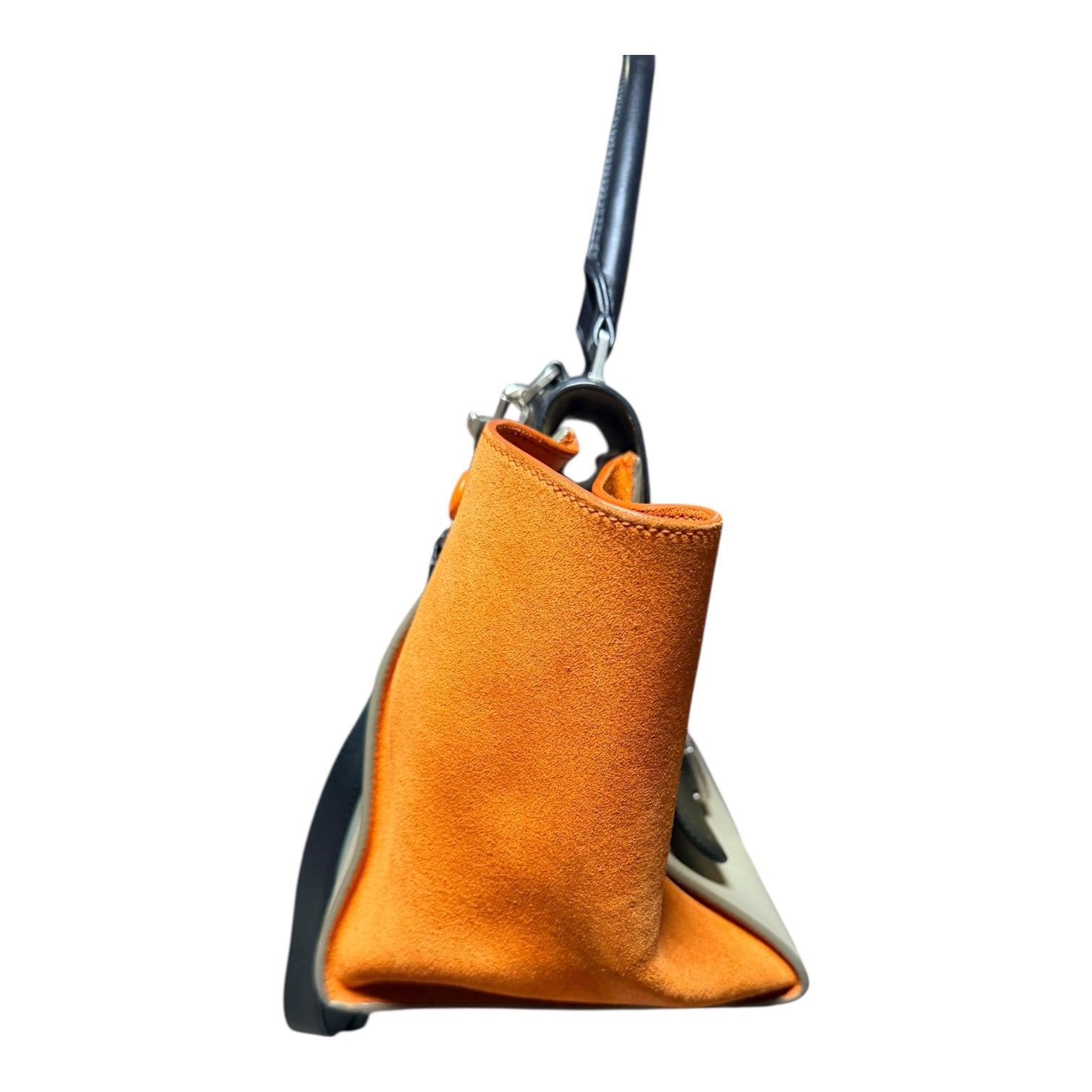 Celine Trapeze Orange Grey Black