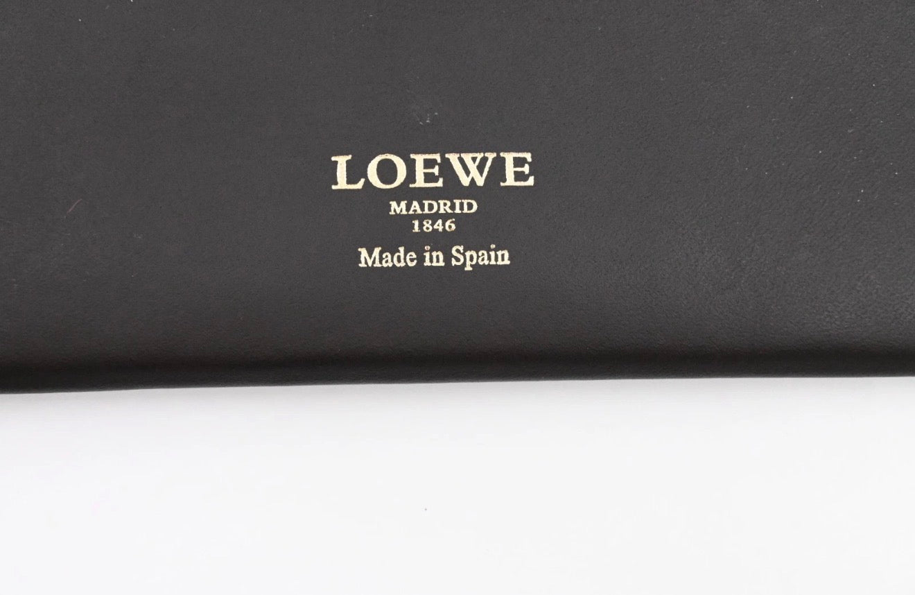 Loewe Leather Tote black and orange - 085