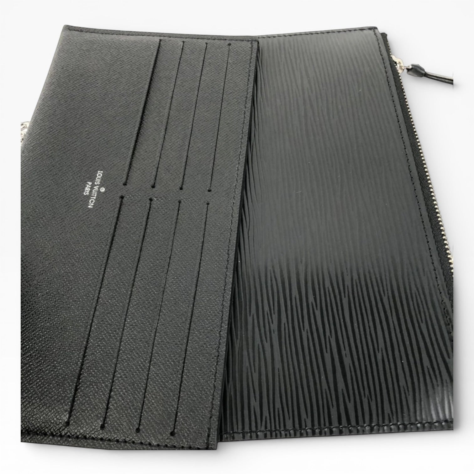 Louis Vuitton Pochette Félicie black Epi leather