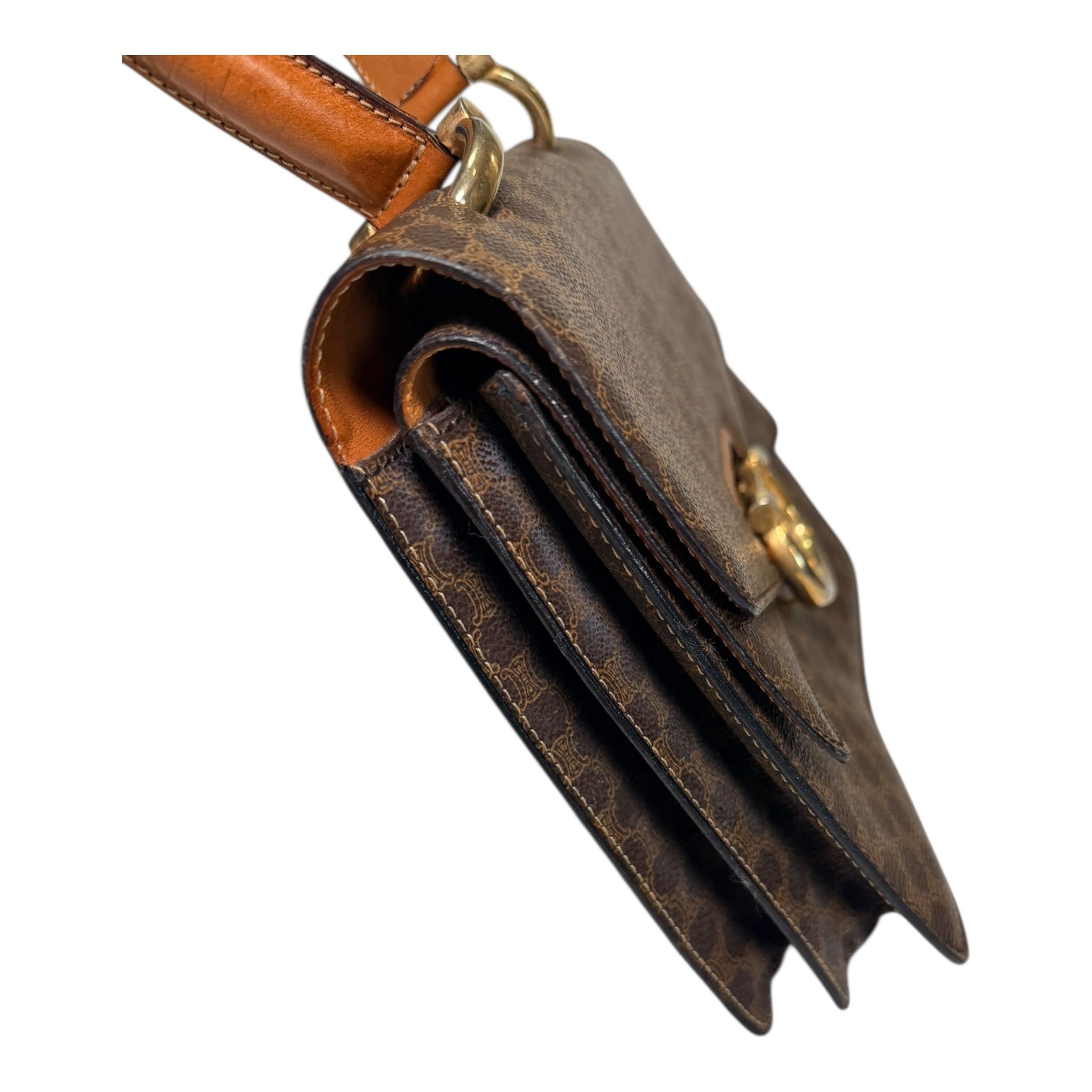 Celine Macadam Ring Top Handle Bag