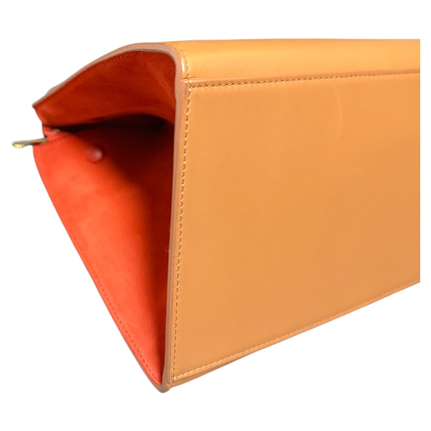 Celine Trapeze Tan/ Red -110