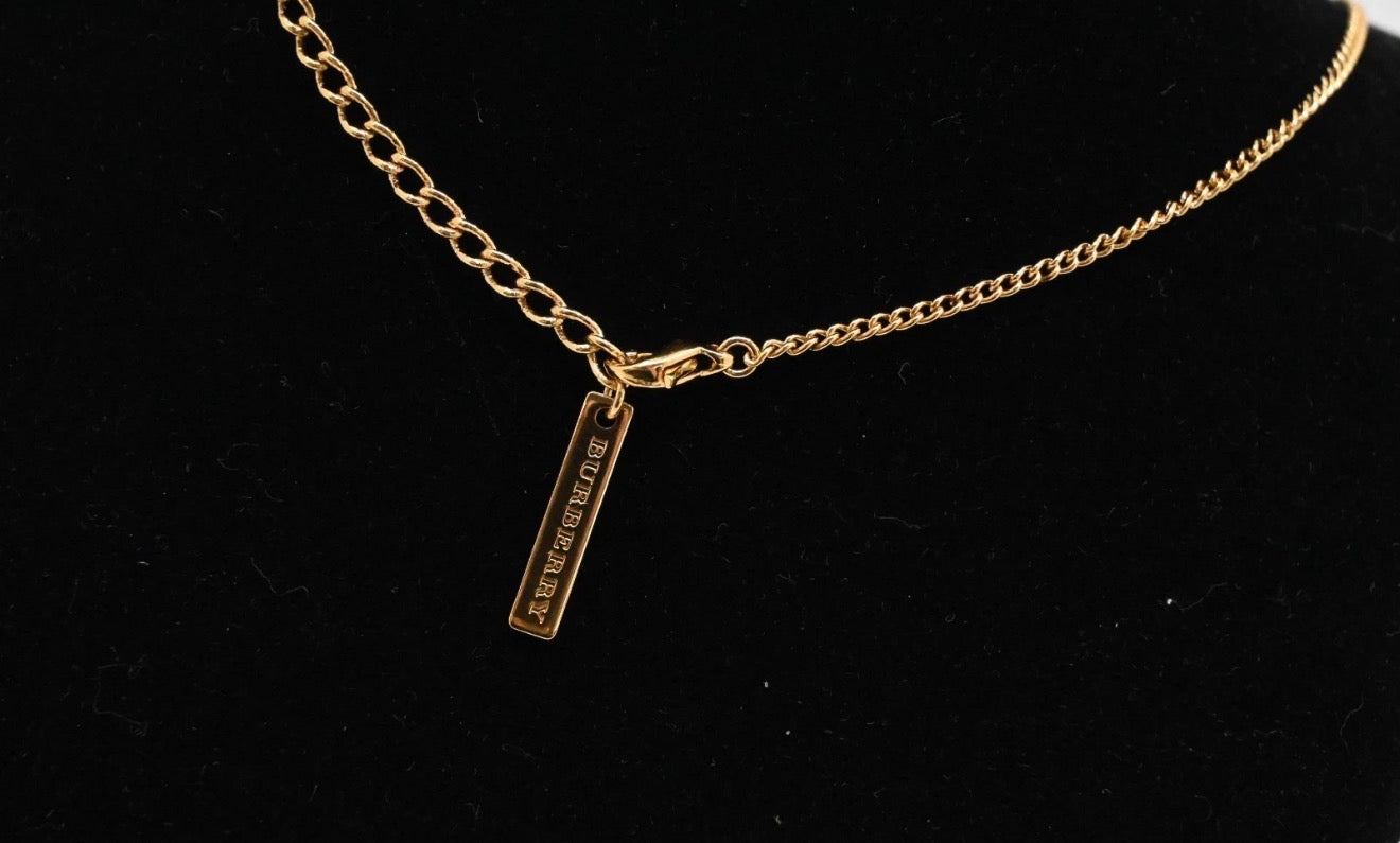 Burberry Airplane JAL 50th Anniversary Limited Edition necklace -078