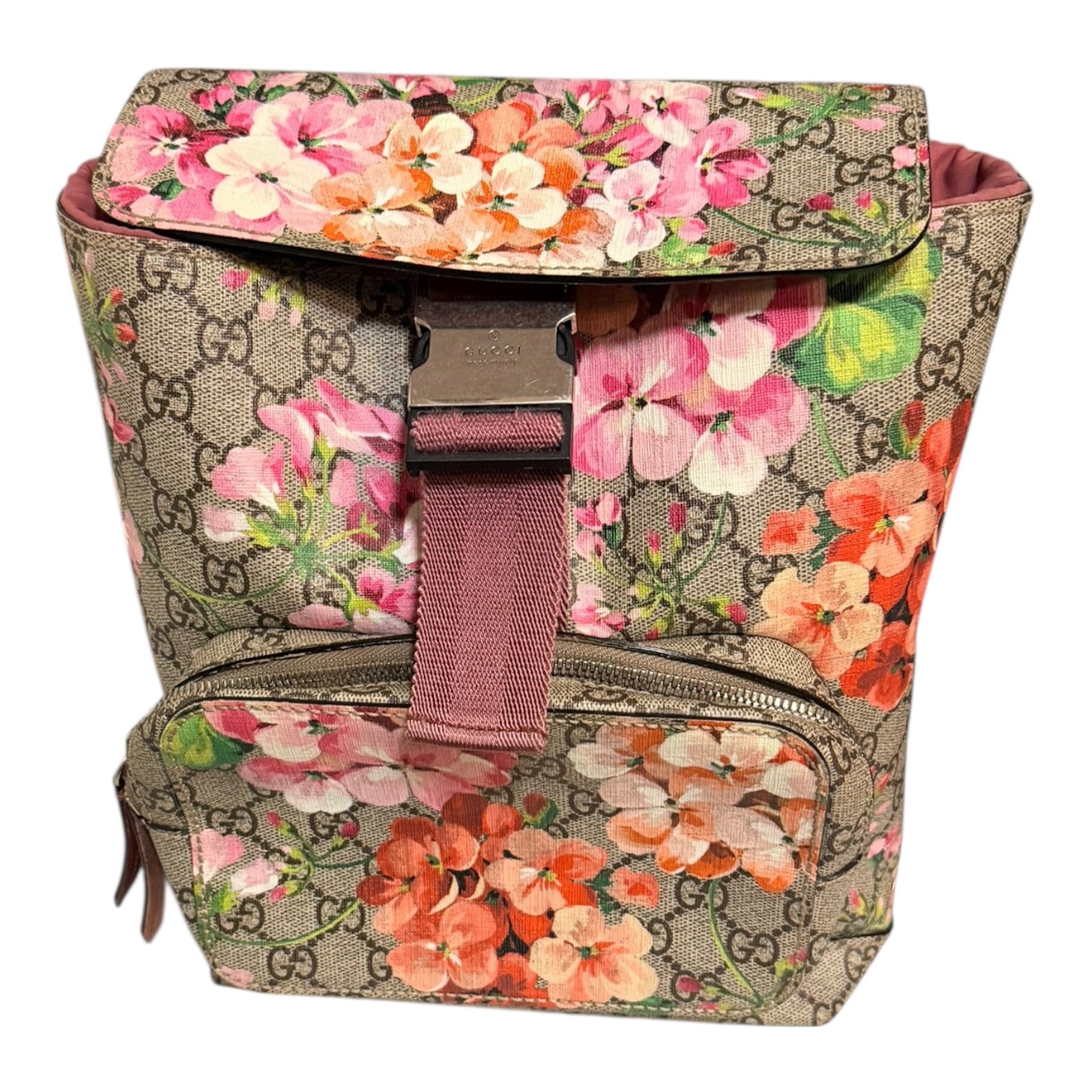 Gucci floral backpack ￼