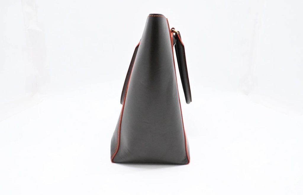 Loewe Leather Tote black and orange - 085