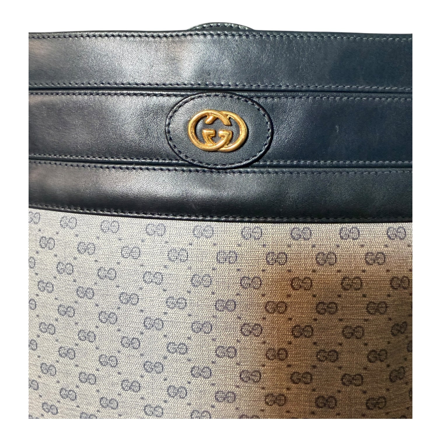 Gucci vintage in navy -075
