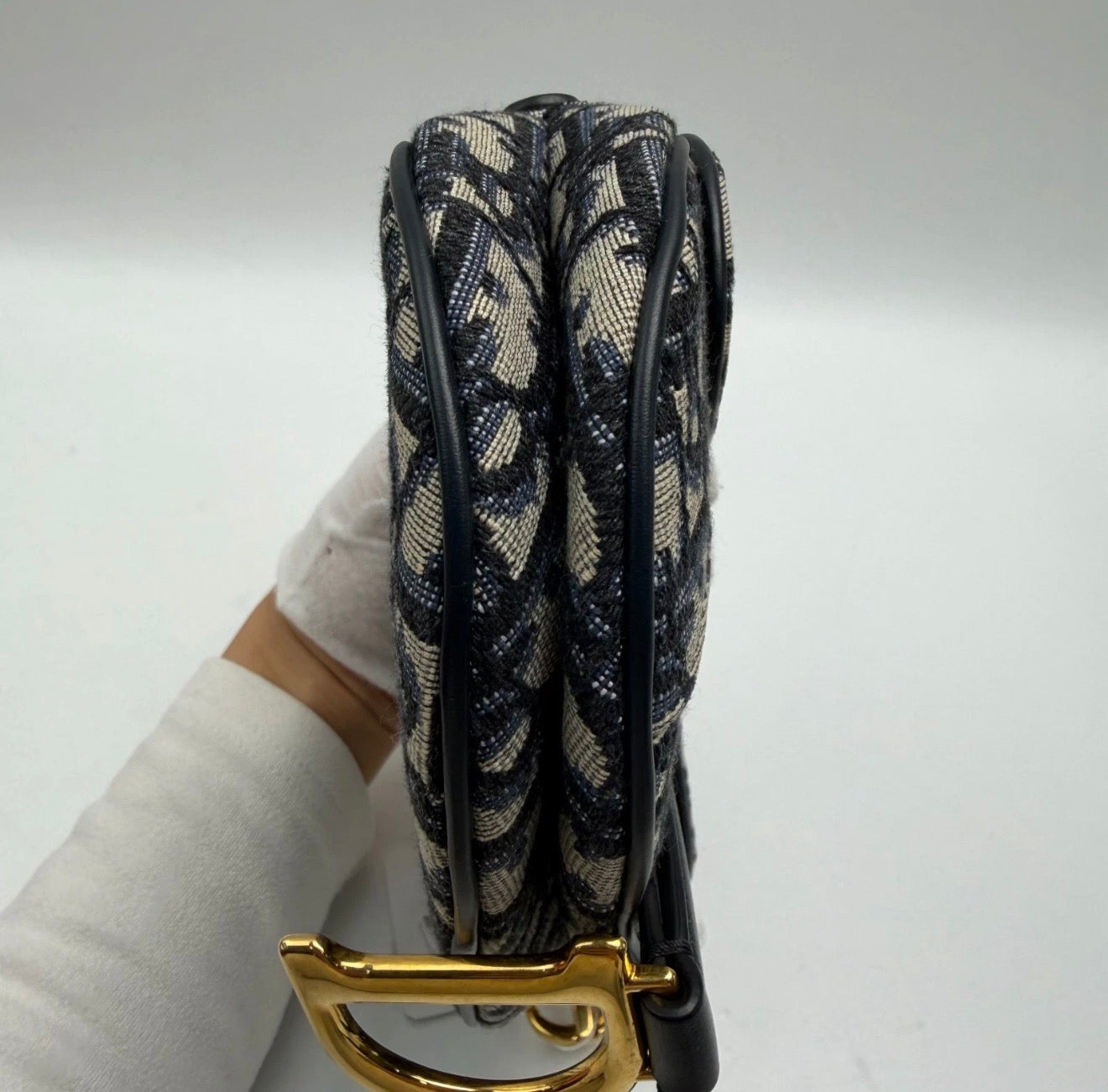 Dior Saddle Soft Hobo Oblique Canvas Shoulder Bag