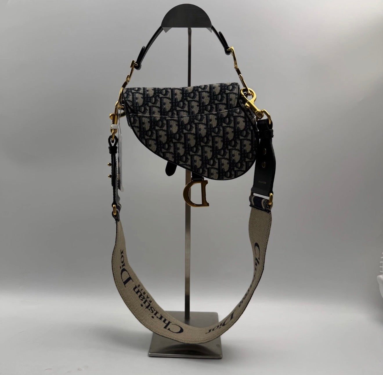 Dior Saddle Soft Hobo Oblique Canvas Shoulder Bag