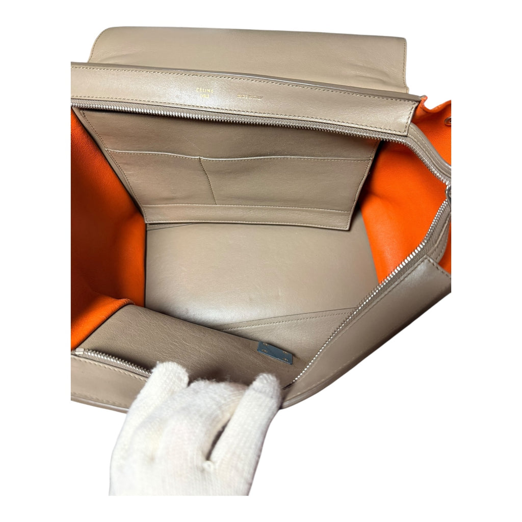 Celine Trapeze Orange Grey Black