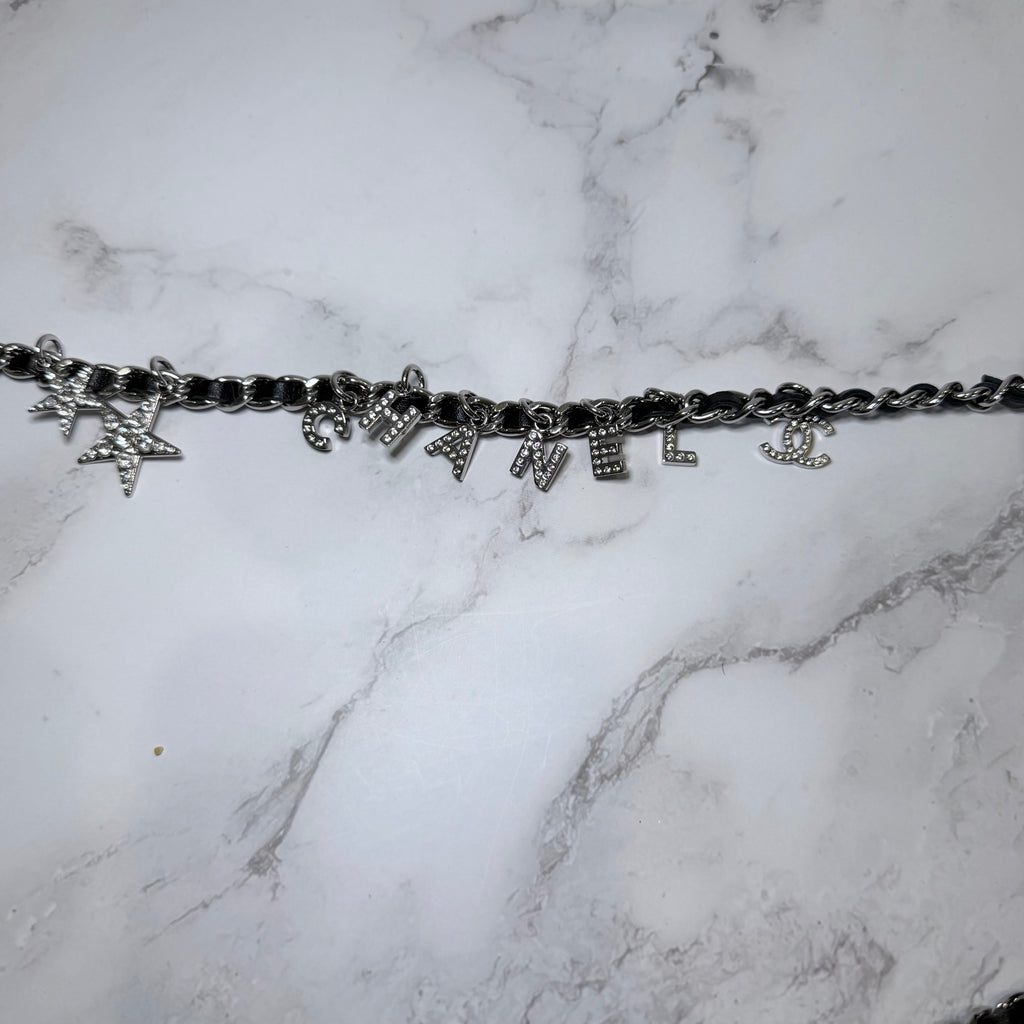 Chanel Matelasse Starline Chain - Round Black Suede - 164