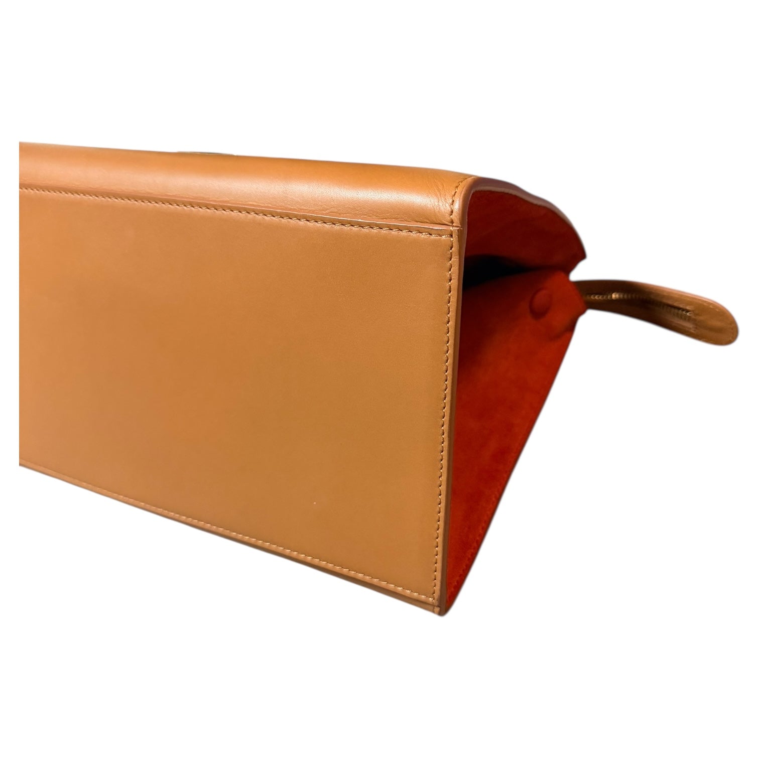 Celine Trapeze Tan/ Red -110