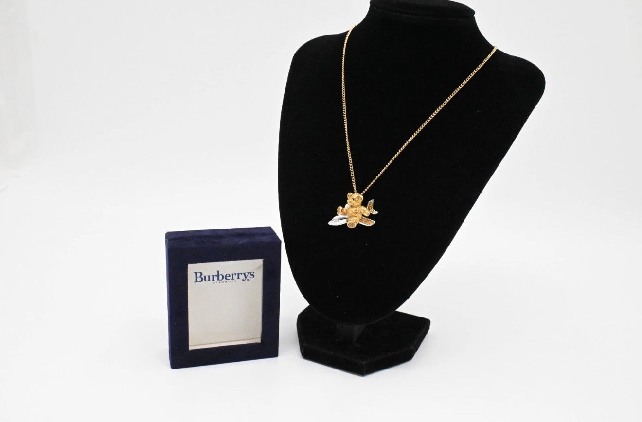 Burberry Airplane JAL 50th Anniversary Limited Edition necklace