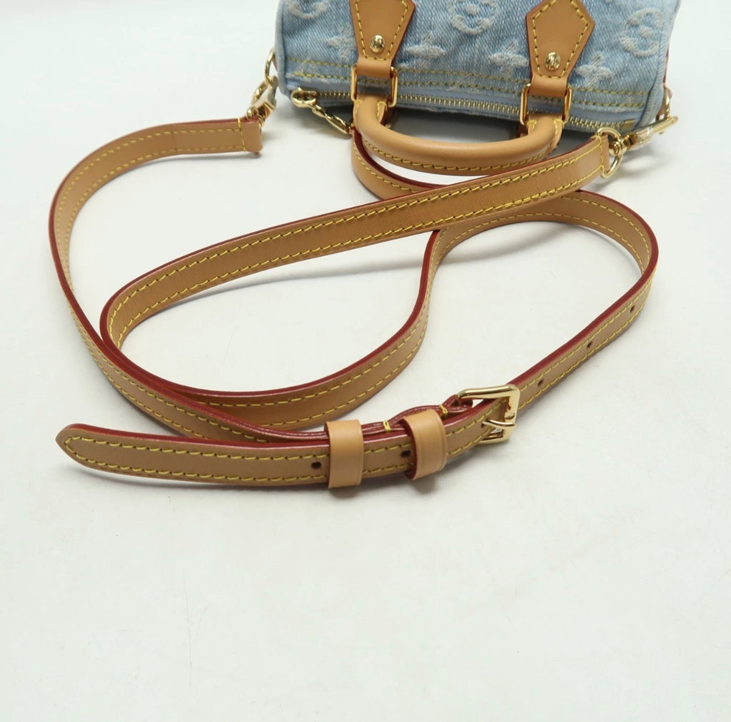 Louis Vuitton Denim speedy nano -247