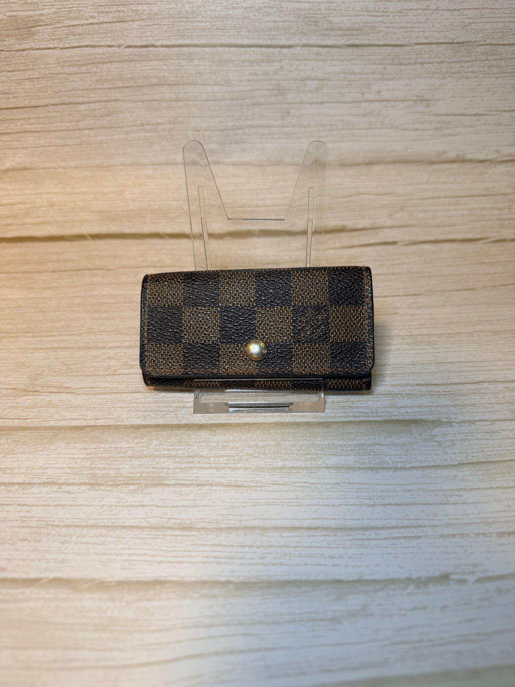 Louis Vuitton Damier Ebene 4 Key Holder