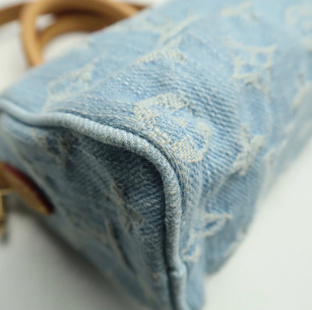 Louis Vuitton Denim speedy nano -247