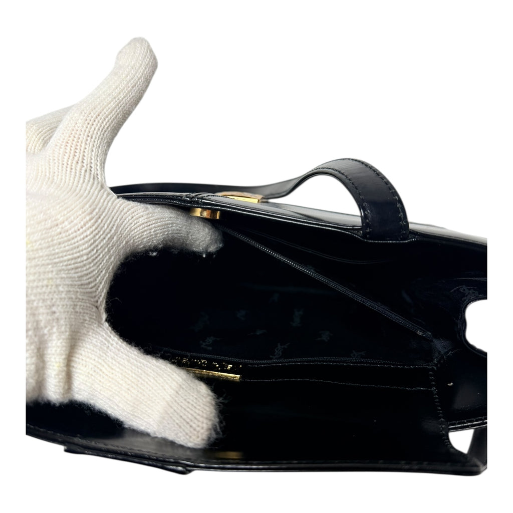 YSL Black Leather Shoulder