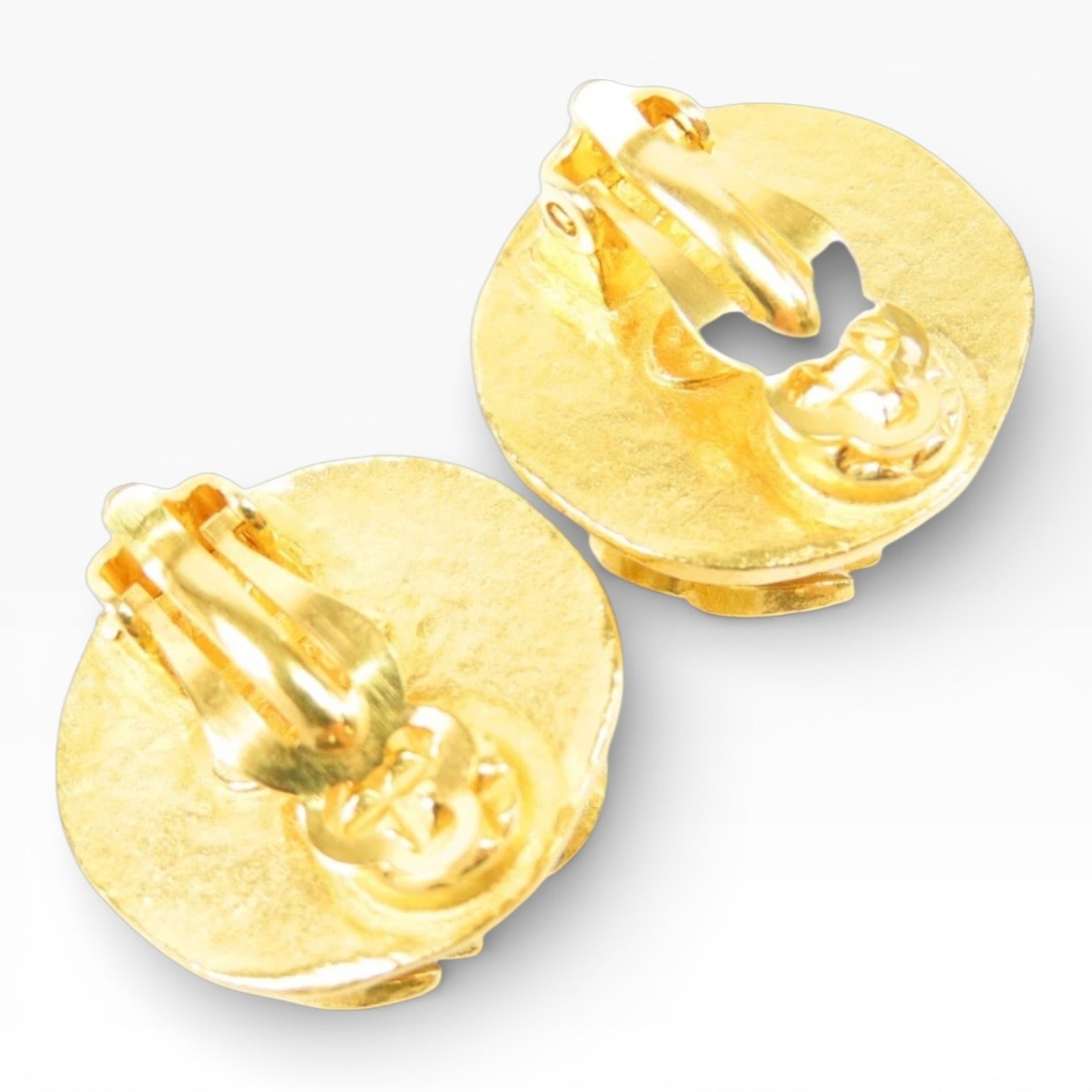 Chanel coco  Vintage Earrings gold