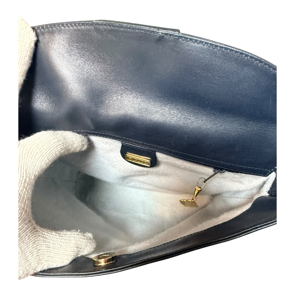 Gucci vintage in navy -075