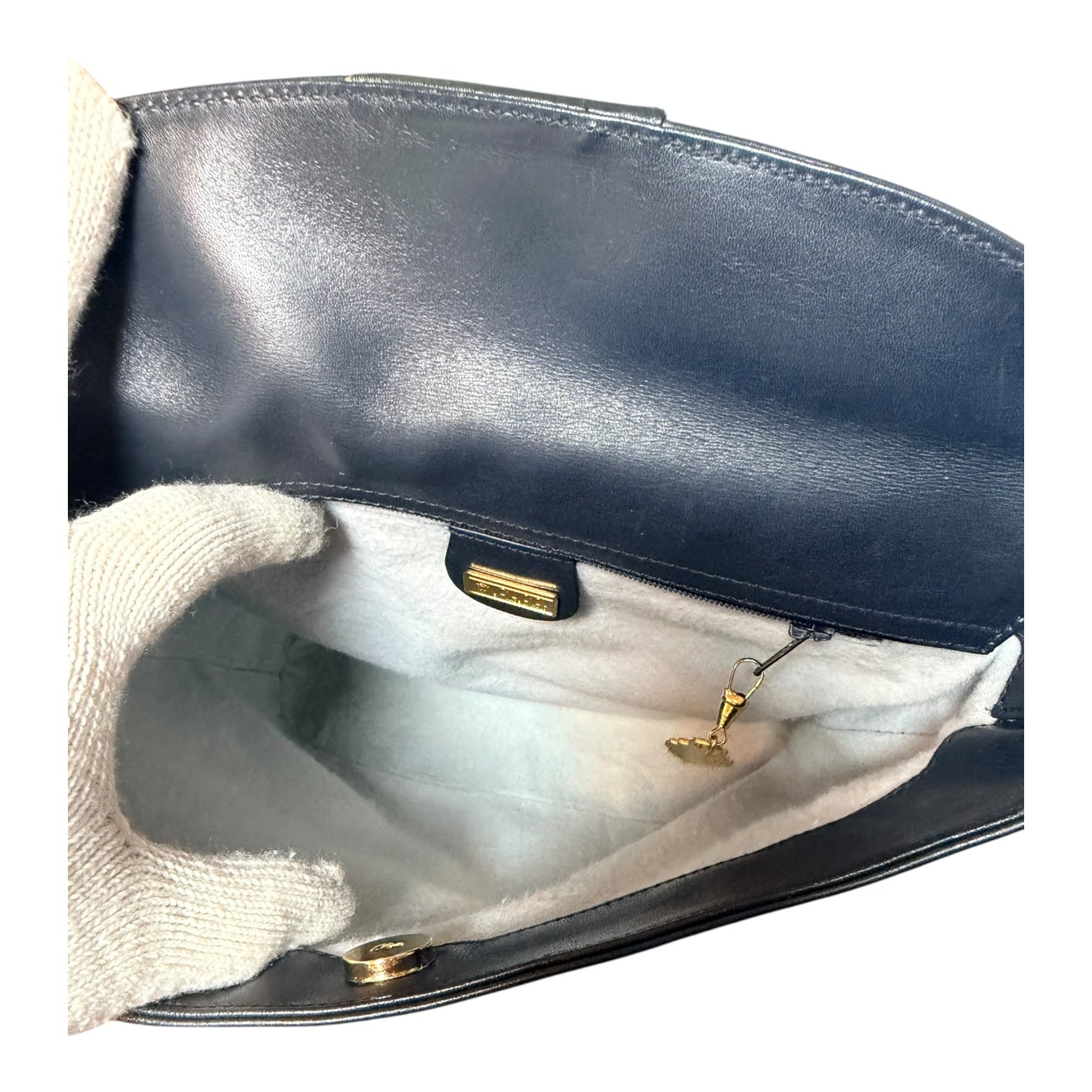 Gucci vintage in navy -075