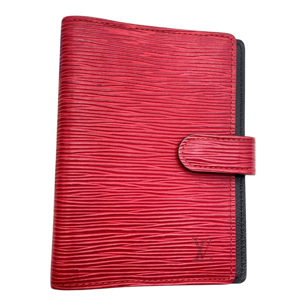Lous Vuitton Agenda Red Epi leather