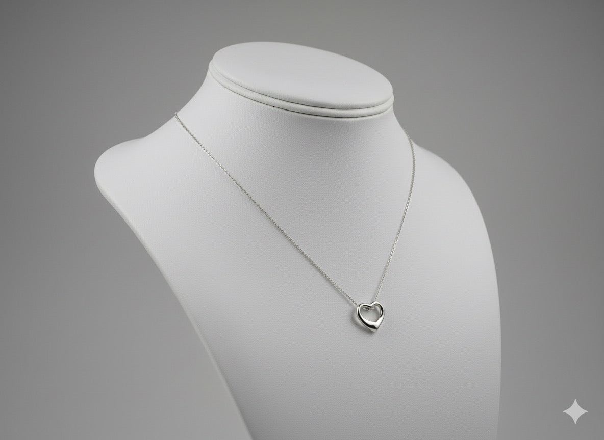 Tiffany & Co. Elsa Peretti open heart necklace