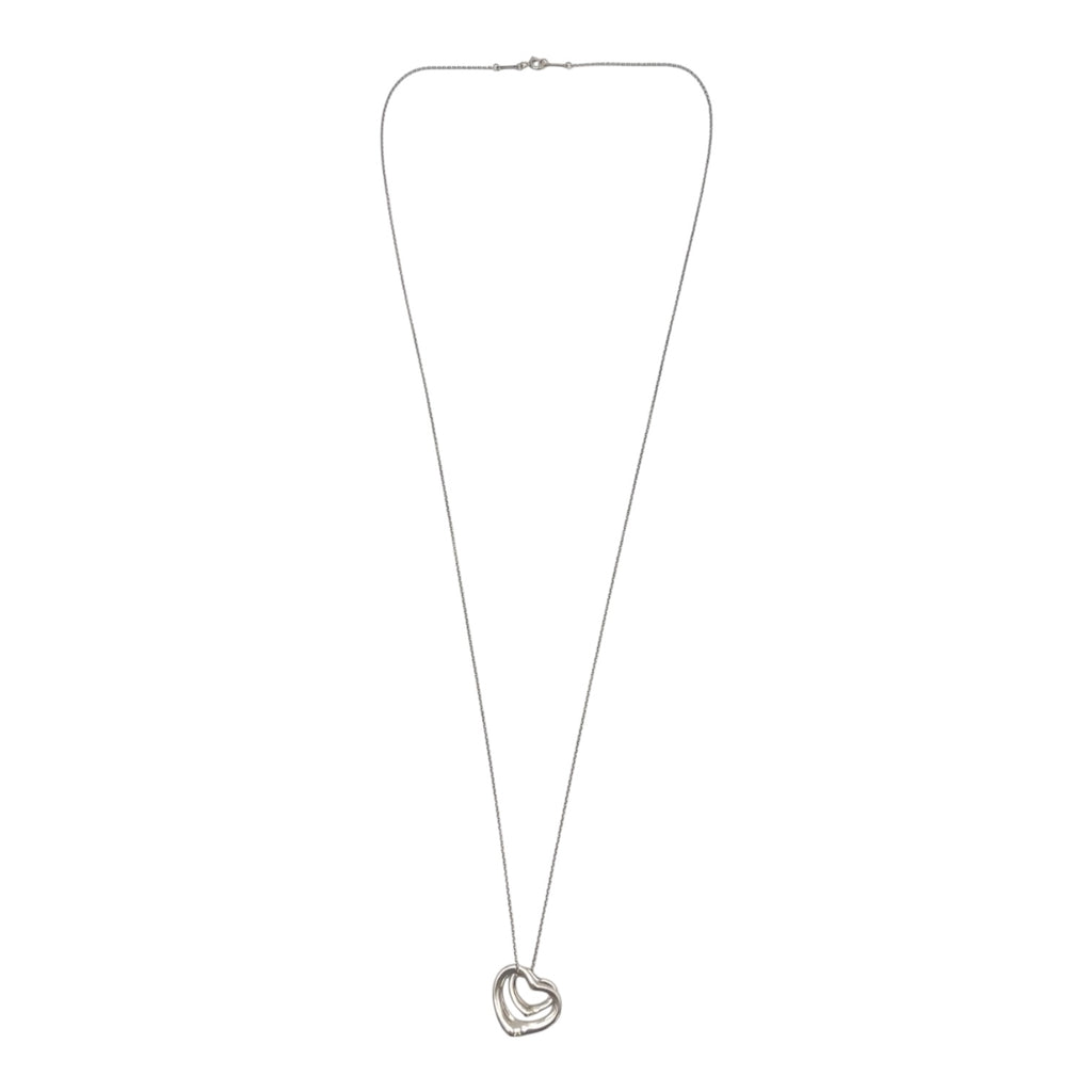 Tiffany & CO Elsa Peretti Double Open Heart Necklace