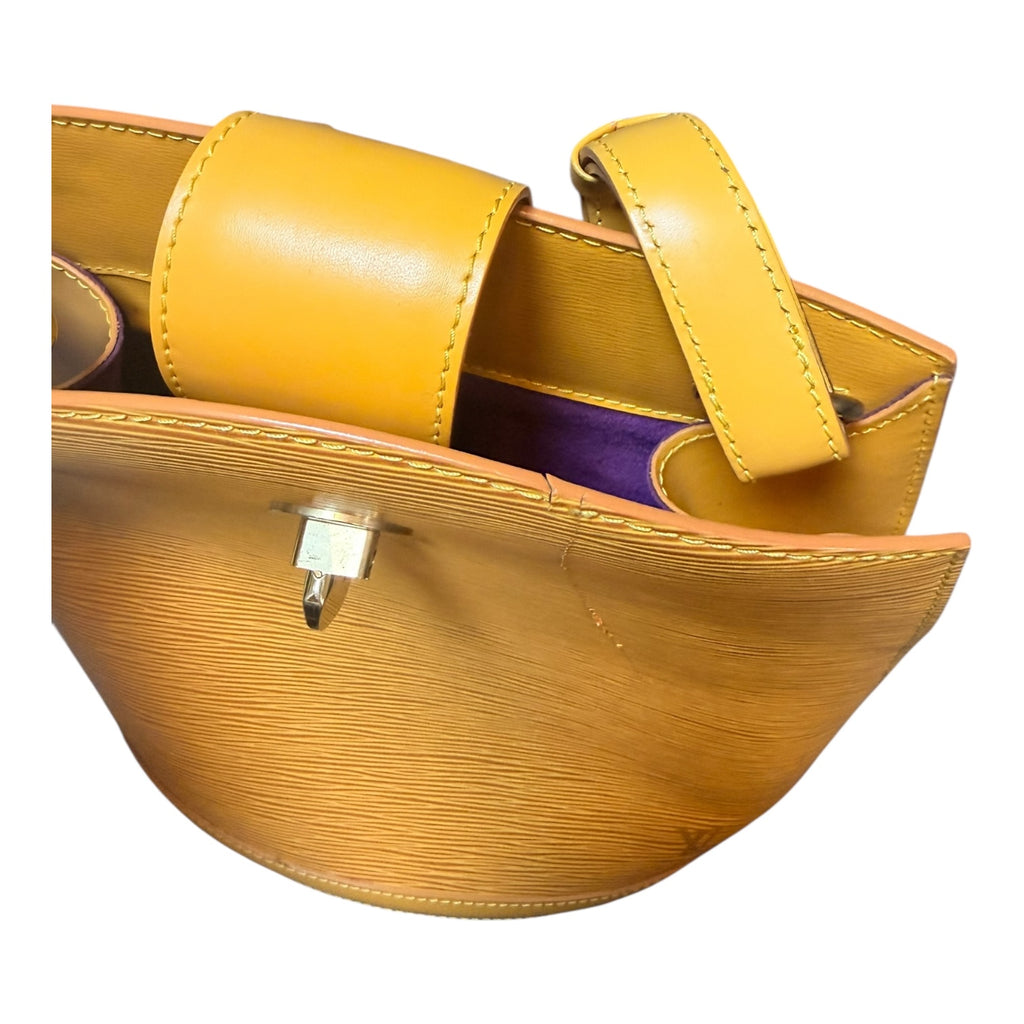 Louis Vuitton Epi Cluny Shoulder Bag Tassili Yellow Leather -091