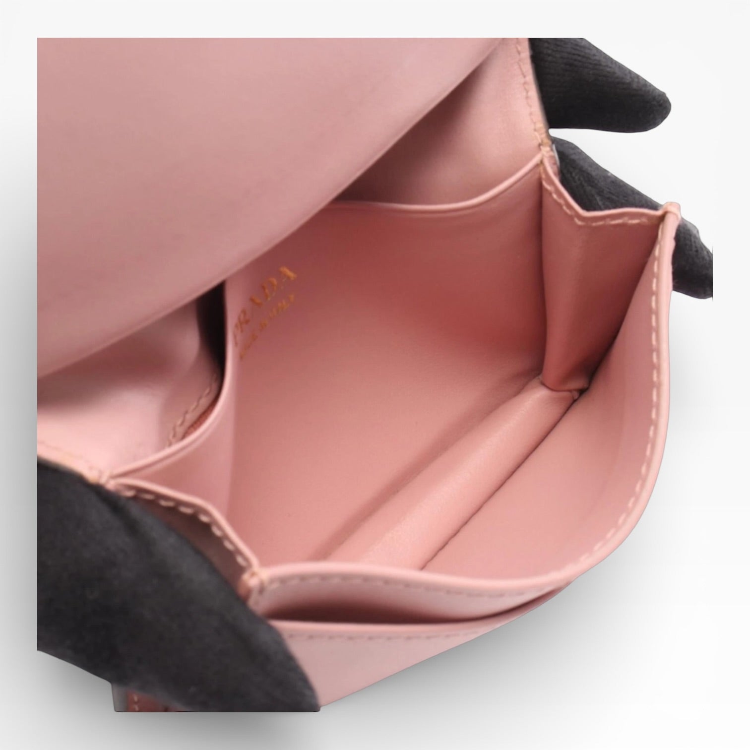 Prada Saffiano Card Case holder leather -209