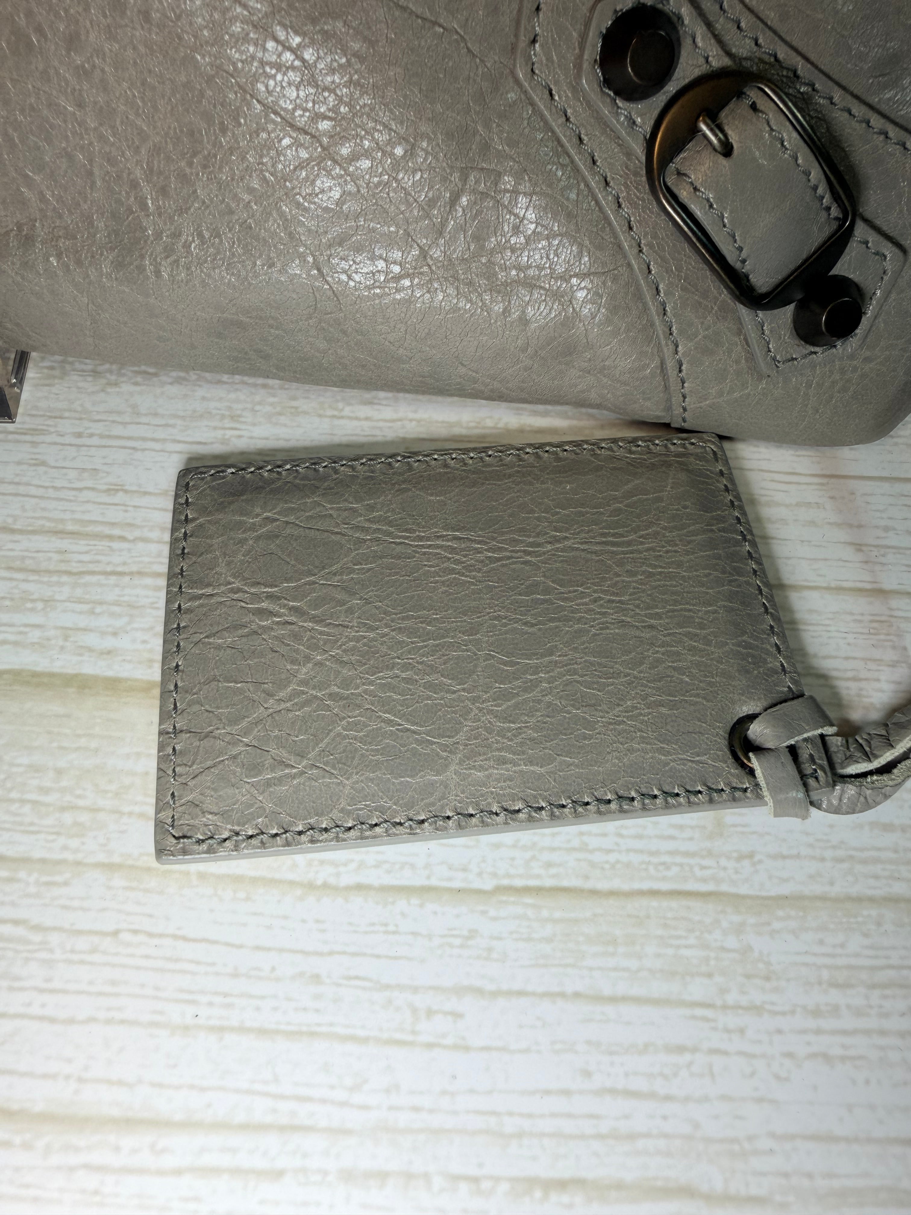 Balenciaga gray city envelope- 173
